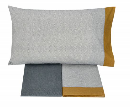 Vacchetti | Completo Lenzuolo 1 Piazza E Mezza Chromo Cotone