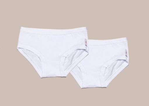 Vacchetti | 2 Slip Bambina 3366/02 Cotone Elasticizzato