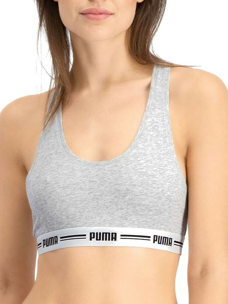 Vacchetti | Reggiseno Sportivo Brassiere Puma Incrocio Sulla Schiena 604022001 Cotone Elasticizzato