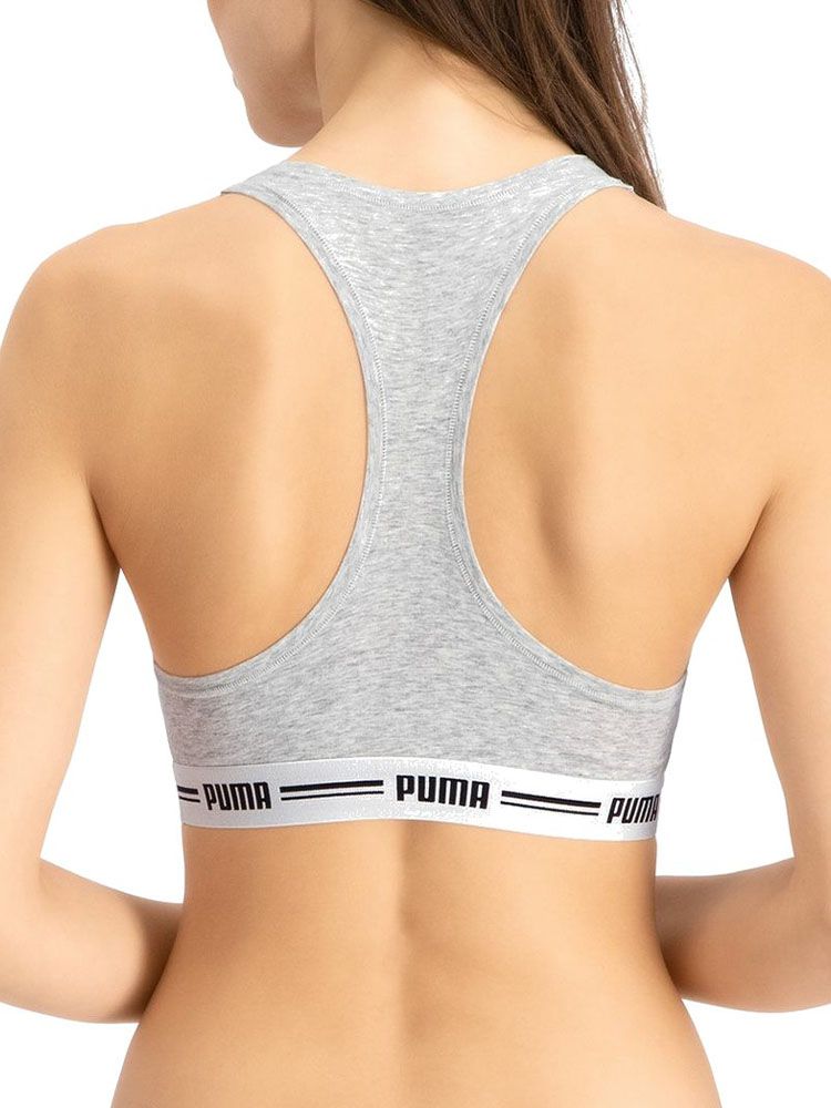 Vacchetti | Reggiseno Sportivo Brassiere Puma Incrocio Sulla Schiena 604022001 Cotone Elasticizzato