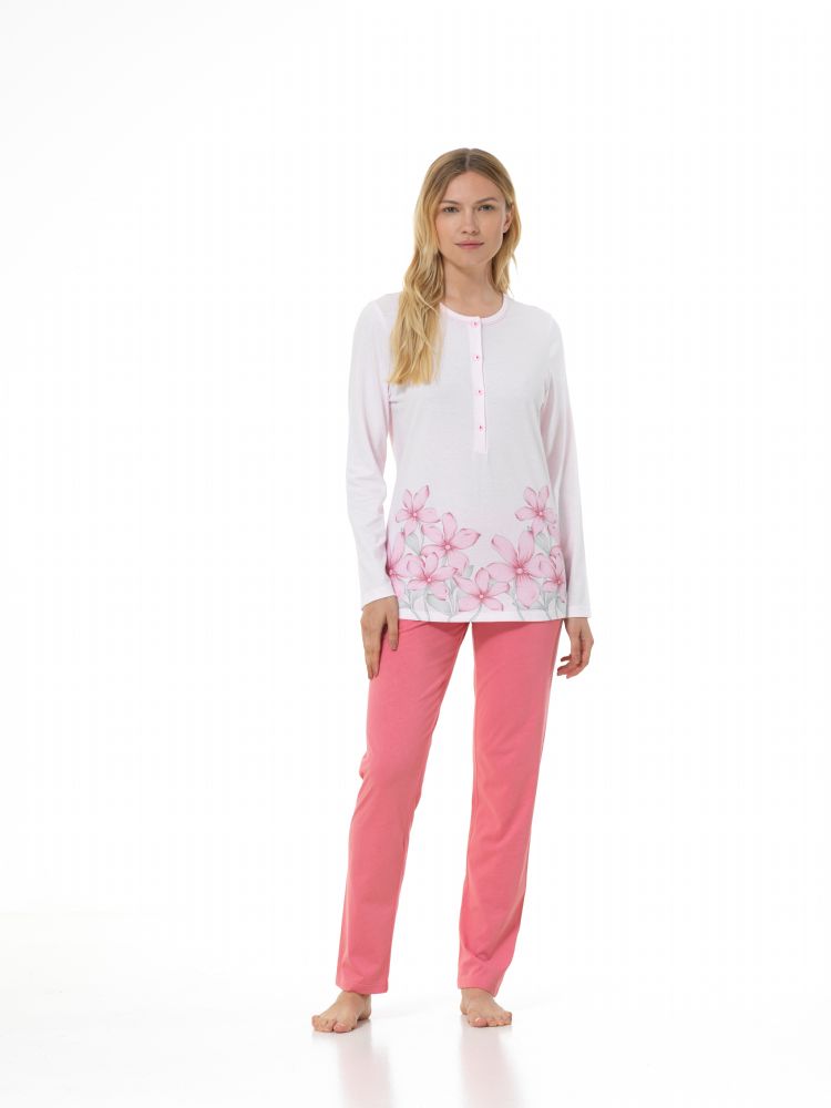 Vacchetti | Pigiama Donna Serafino 71462 Cotone Jersey