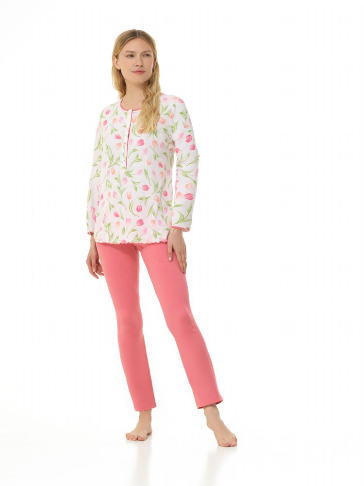 Vacchetti | Pigiama Donna Serafino 75048 Cotone Jersey