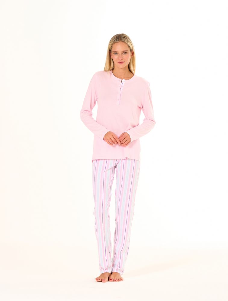 Vacchetti | Pigiama Donna Serafino Brilliamo 75471 Cotone Jersey