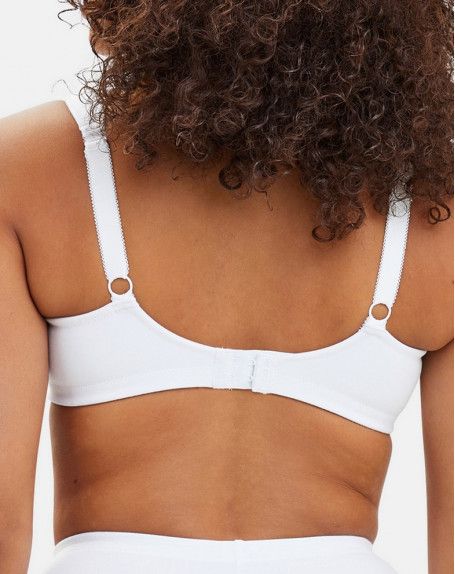Vacchetti | Reggiseno Senza Ferretto Imbottito Spallina Larga Jeanne 79SAL46 Cotone Organico