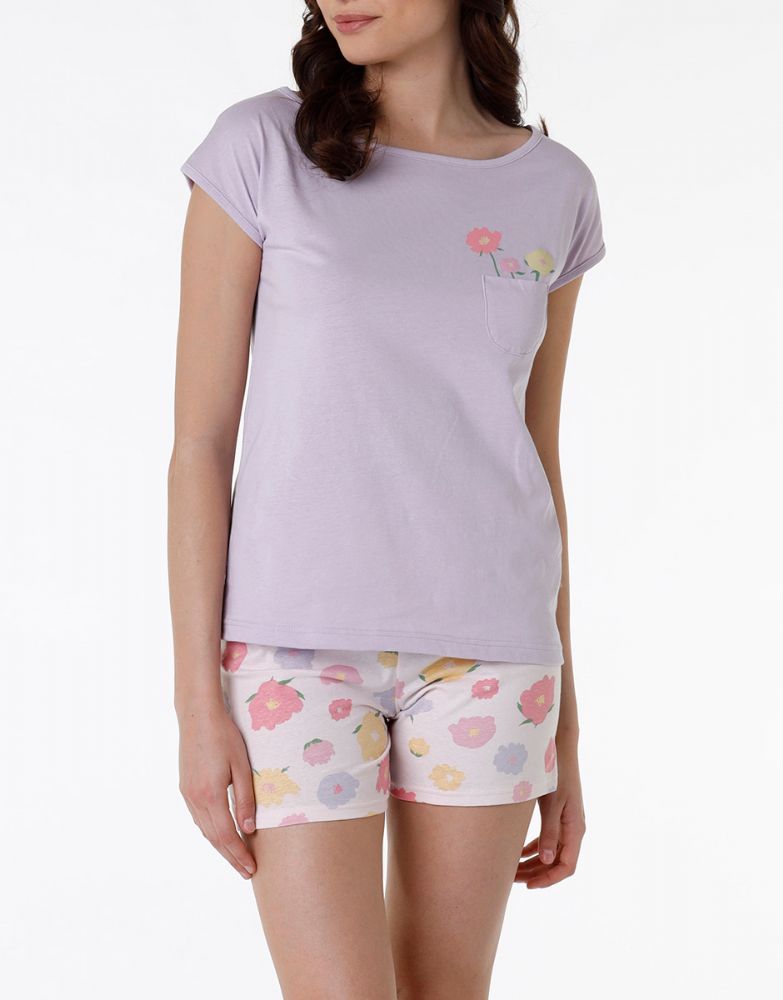 Vacchetti | Pigiama Donna Corto cotone L0CT4 jersey