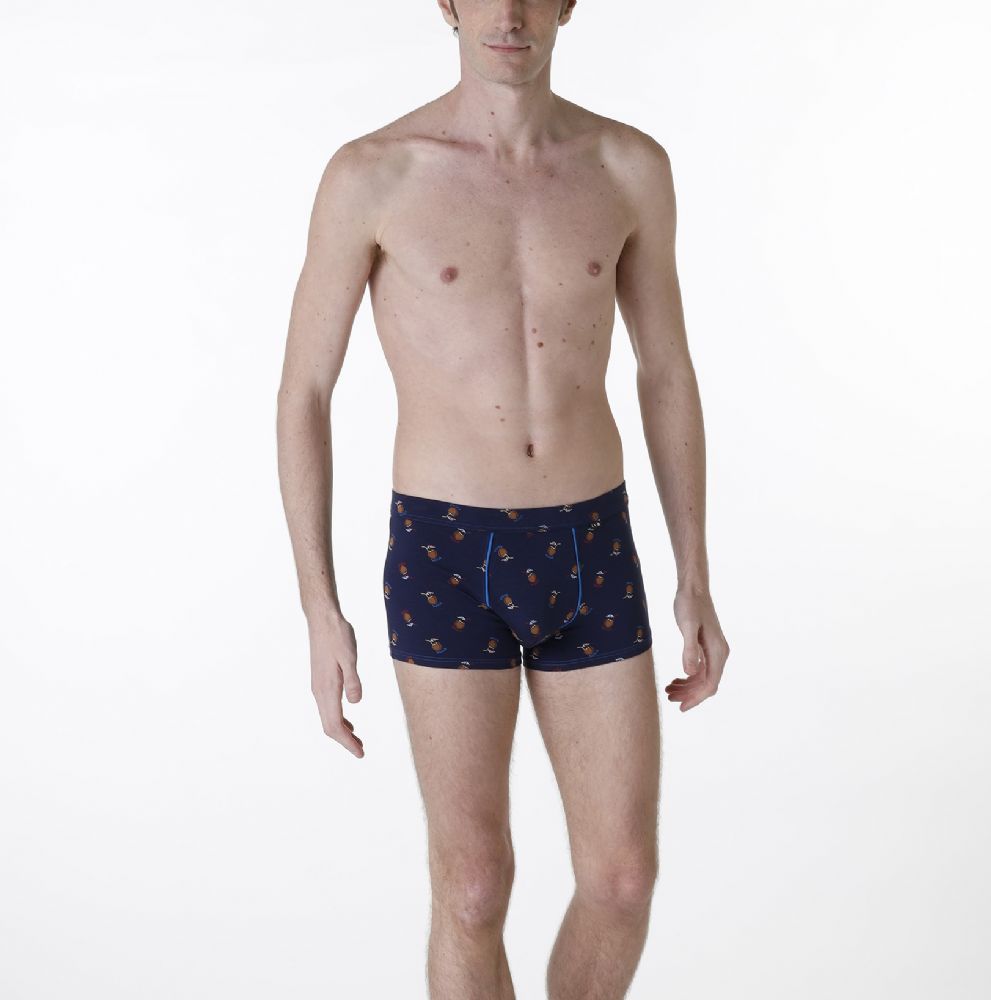 Vacchetti | Boxer Uomo Elastico Foderato Fantasia L0DL4 Cotone Elasticizzato