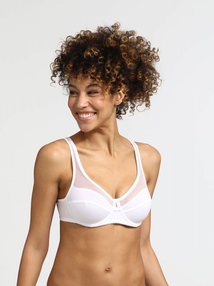 Vacchetti | Reggiseno Con Ferretto Generous Cotton Bio D0ASF Cotone Elasticizzato