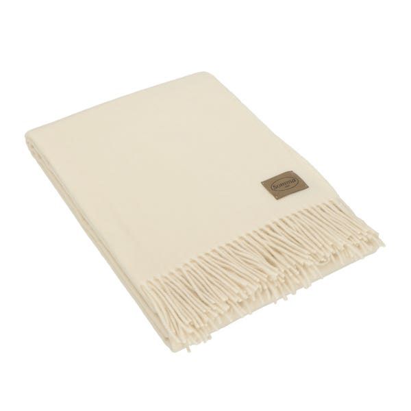 Vacchetti | Coperta Plaid Invernale Con Frange 130 cm x 180 cm Anteprima Cachemire