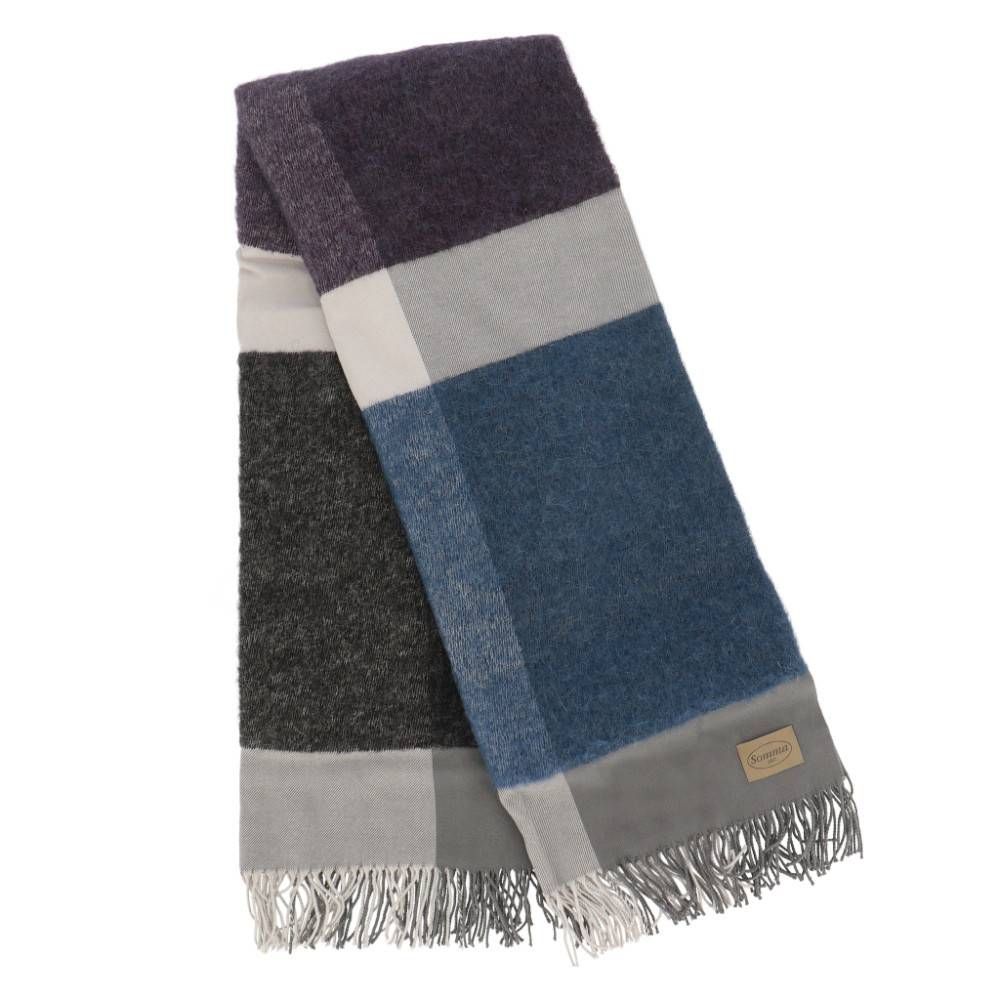 Vacchetti | Coperta Plaid 270gr. Con Frange Aragon Lana/Alpaca/Cotone