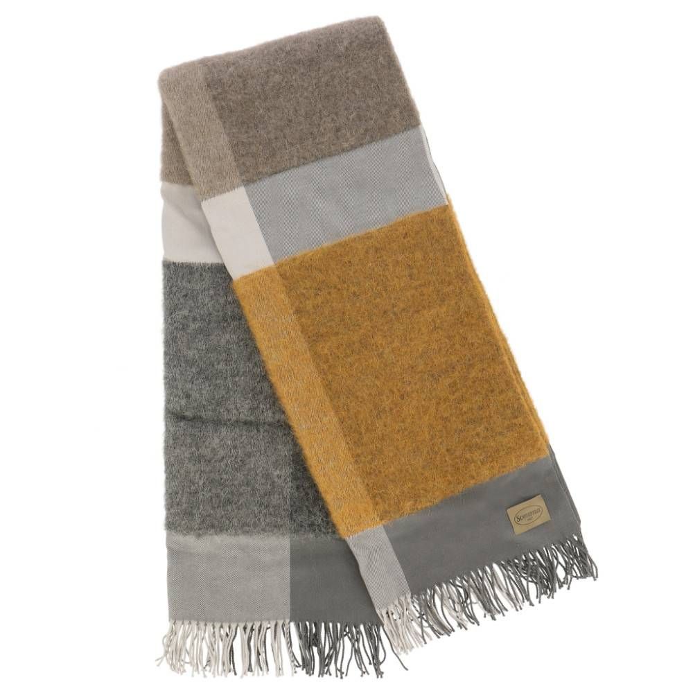 Vacchetti | Coperta Plaid 270gr. Con Frange Aragon Lana/Alpaca/Cotone