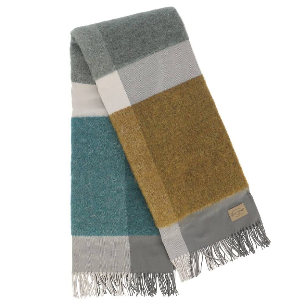 Vacchetti | Coperta Plaid 270gr. Con Frange Aragon Lana/Alpaca/Cotone