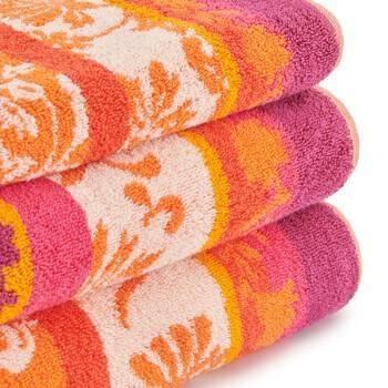 Vacchetti | Asciugamano Ospite 40 x 60 Granfoulard Como Spugna Di Cotone Jacquard Tintofilo