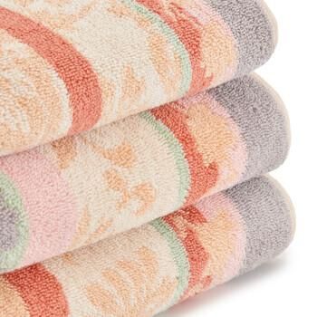 Vacchetti | Asciugamano Ospite 40 x 60 Granfoulard Como Spugna Di Cotone Jacquard Tintofilo