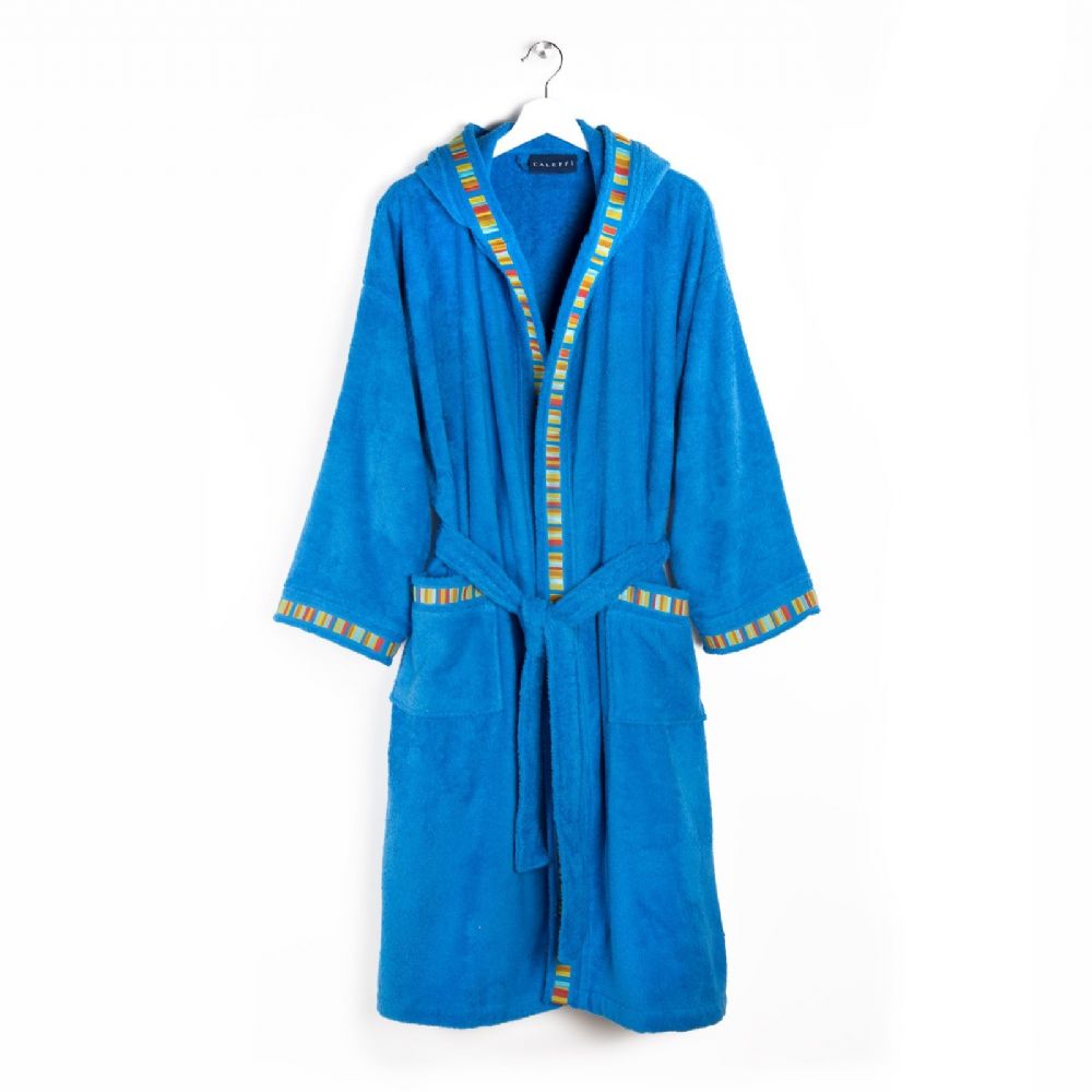 Vacchetti | Accappatoio Con Cappuccio Colori Assortiti Yupi Junior Spugna Di Cotone