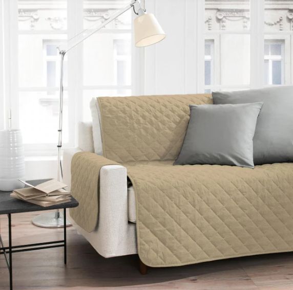 Vacchetti | Copridivano 2 Posti Chromo Con Trattamento Antimacchia Cotone Jacquard 