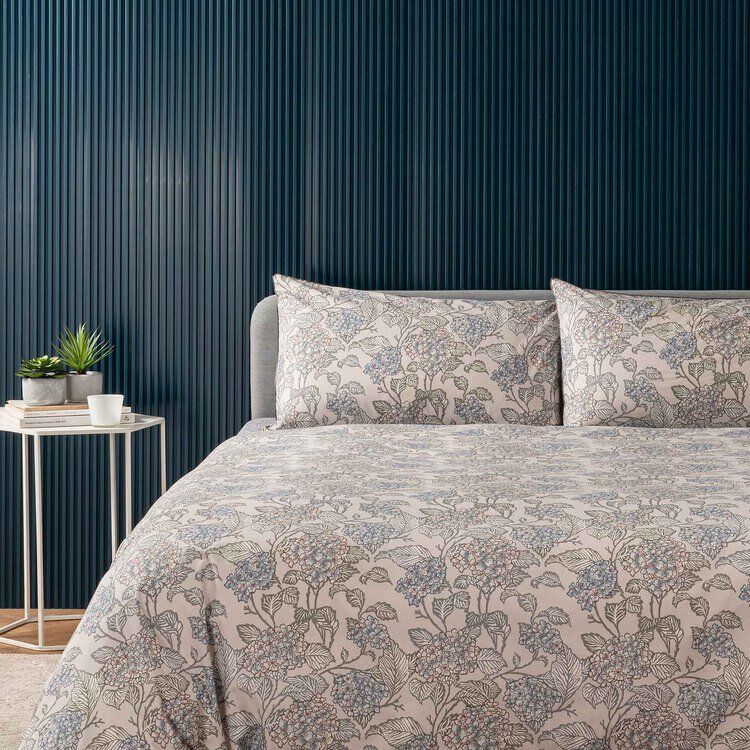 Vacchetti | Completo Lenzuolo 2 Piazze Fantasia Easy Chic Highgrove Cotone Percalle