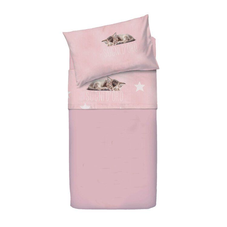 Vacchetti | Completo Lenzuola Lettino Sogni D'Oro Cotone