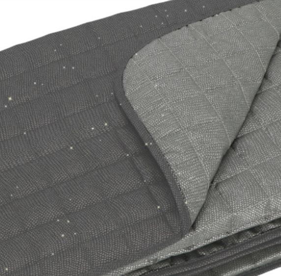 Vacchetti | Copriletto Trapuntato 2 Piazze Chromo Esterno Cotone Interno Microfibra