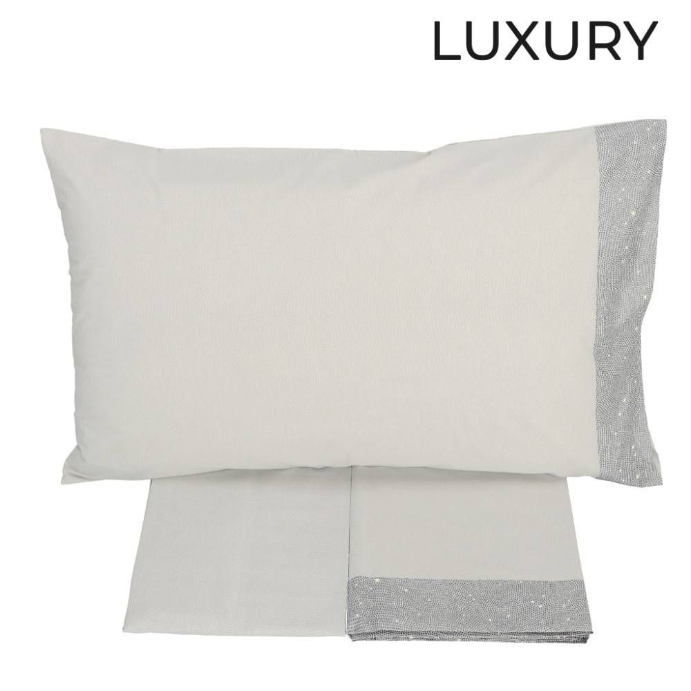 Vacchetti | Completo Lenzuolo 2 Piazze Chromo Cotone