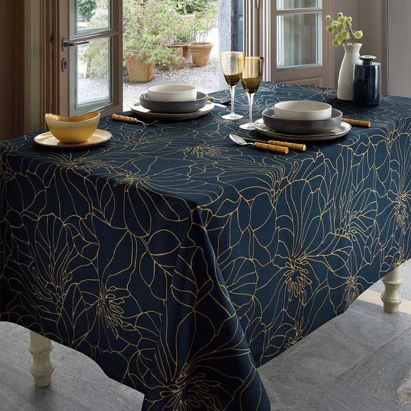 Vacchetti | Tovaglia Quadrata x8 Magie Fleur Gabel Cotone Panama