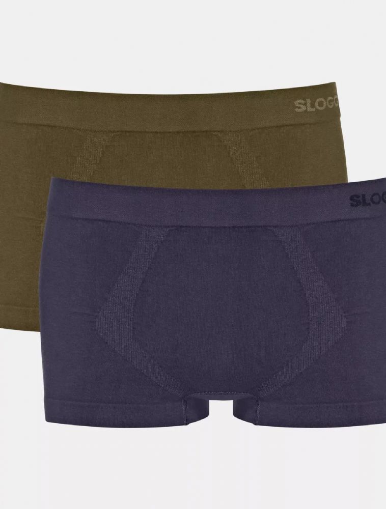 Vacchetti | 2 Boxer Uomo Senza Cuciture Go Smooth Hipster Cotone Elasticizzato