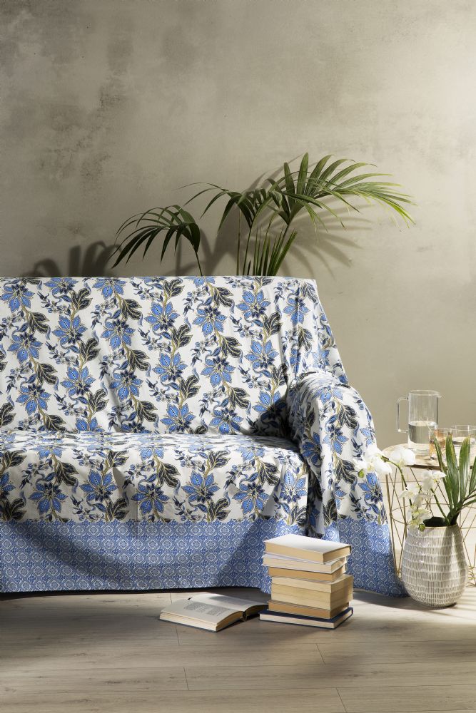 Vacchetti | Telo Arredo Multiuso 270x270 Fantasia Grandecor Giacarta Cotone