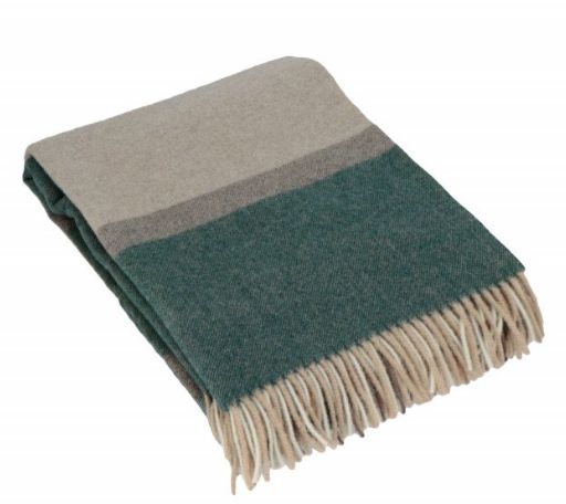 Vacchetti | Coperta Plaid 250gr. Scozzese Con Frange Grenoble Lana 100% Merino Australiano