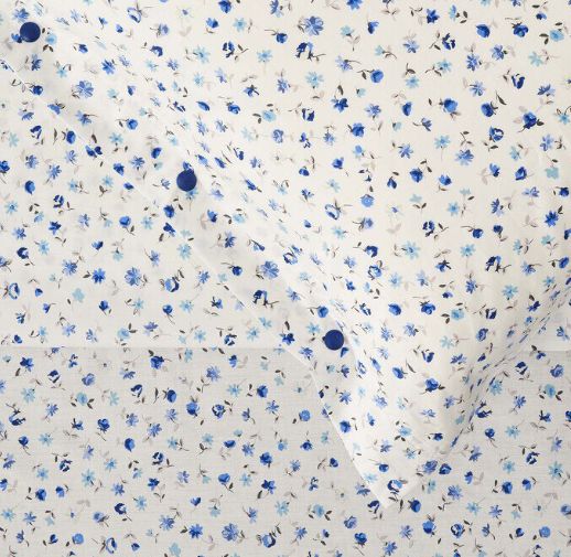 Vacchetti | Lenzuolo Superiore Tinta Unita Clic Clac 2 Piazze Cotone Percalle