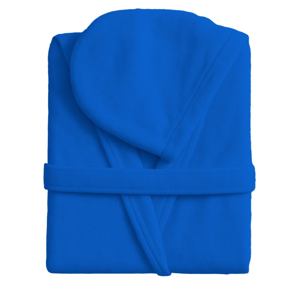 Vacchetti | Accappatoio Unisex Con Cappuccio Tinta Unita Travel Microspugna Di Cotone