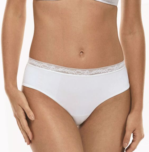 Vacchetti | Slip Donna Midi Invisibile Pizzo L05XH Microfibra