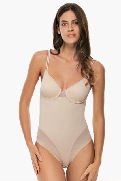Vacchetti | Body Donna Con Ferretto Coppe Preformate 13005 Lycra