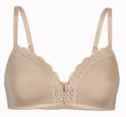Vacchetti | Reggiseno Imbottito Pizzo Senza Ferretto 14152 Microfibra