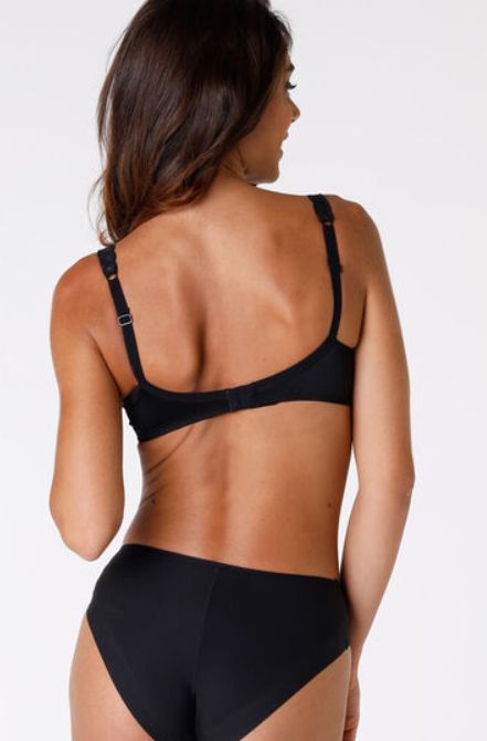 Vacchetti | Reggiseno Senza Ferretto Pizzo Sottocoppe in Cotone 15240 Microfibra