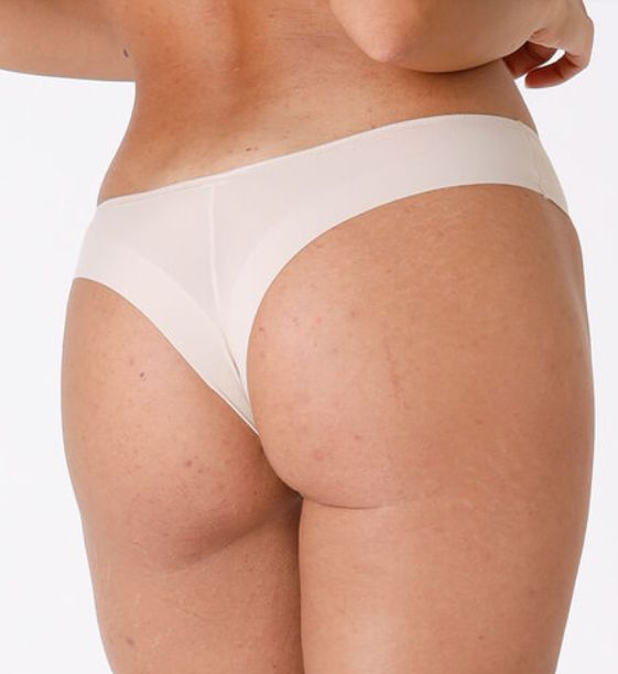 Vacchetti | Slip Donna Brasiliano Invisible Liscio 10173 Lycra