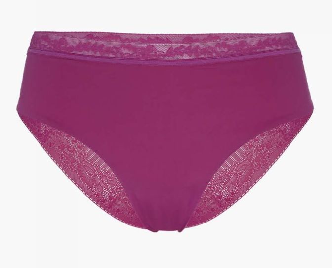 Vacchetti | Slip Donna Midi Invisibile Pizzo L05XH Microfibra