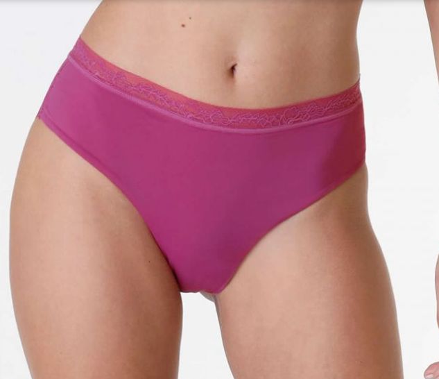 Vacchetti | Slip Donna Midi Invisibile Pizzo L05XH Microfibra
