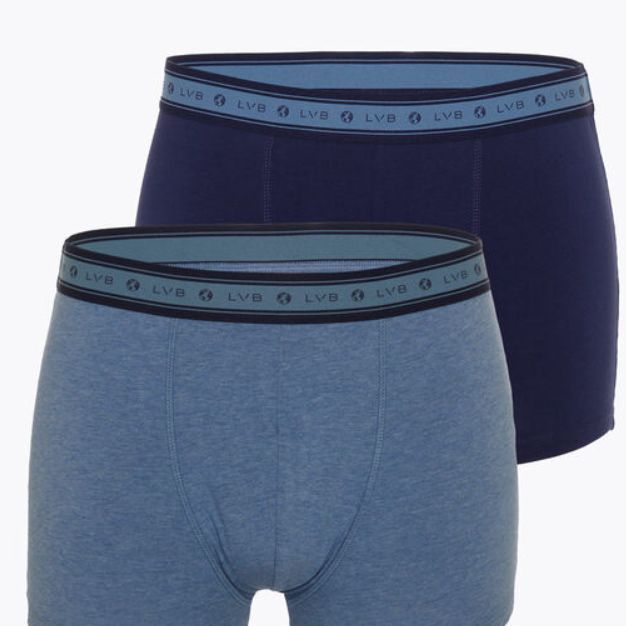 Vacchetti | 2 Boxer Uomo Elastico Esterno L06AC Cotone Organico Elasticizzato