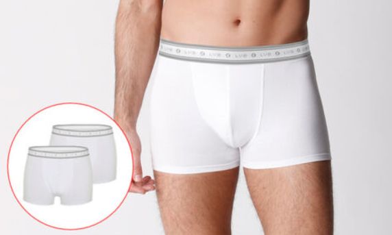 Vacchetti | 2 Boxer Uomo Elastico Esterno L06AC Cotone Organico Elasticizzato