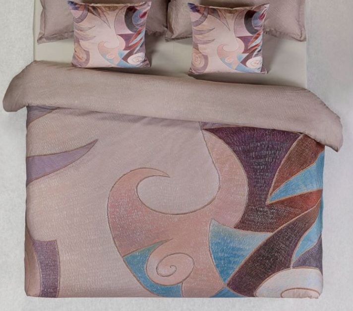 Vacchetti | Completo Lenzuolo/Copriletto 2 Piazze Visione Cotone Percalle