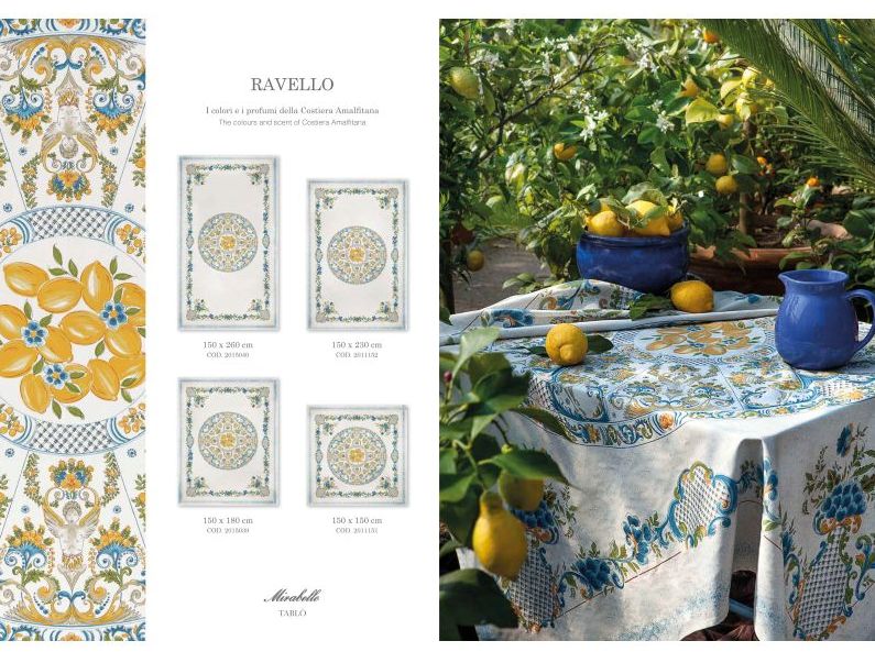 Vacchetti | Tovaglia Cucina Rettangolare X8 150x230 Ravello Raso Sateen Bio