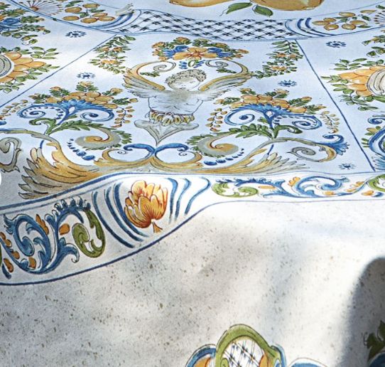Vacchetti | Tovaglia Cucina Rettangolare X8 150x230 Ravello Raso Sateen Bio