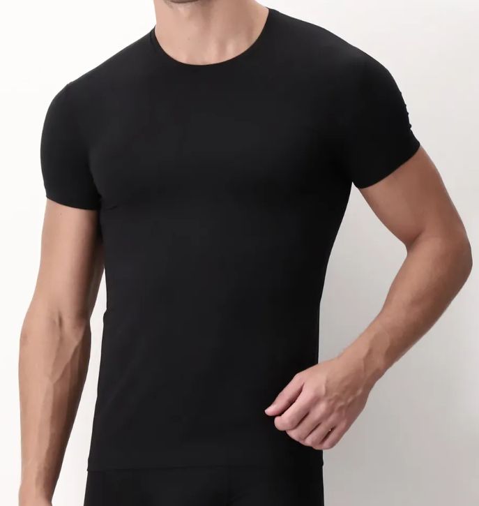 Vacchetti | T Shirt Uomo Mezza Manica Girocollo X-Touch Micromodal