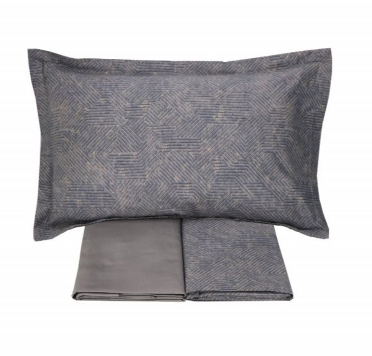 Vacchetti | Completo Lenzuolo 2 Piazze Impero Terre Raso Satin