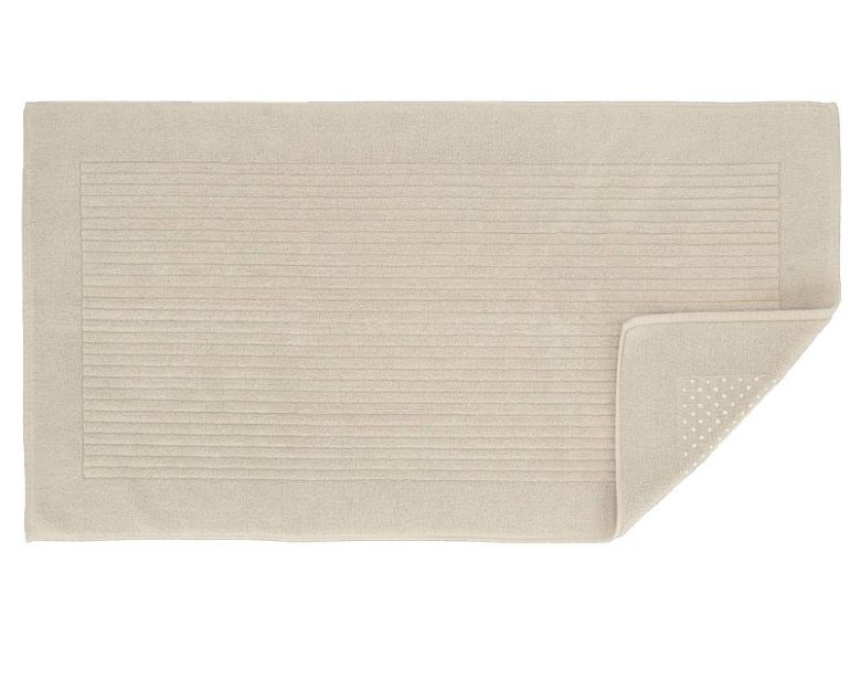 Vacchetti | Tappeto Bagno Con Antiscivolo Tinta Unita 70 x 140 Origami Cotone Jacquard