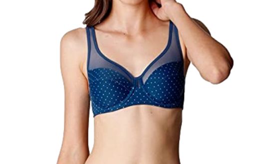 Vacchetti | Reggiseno Con Ferretto Alto Sostegno 14262 Microfibra/Tulle