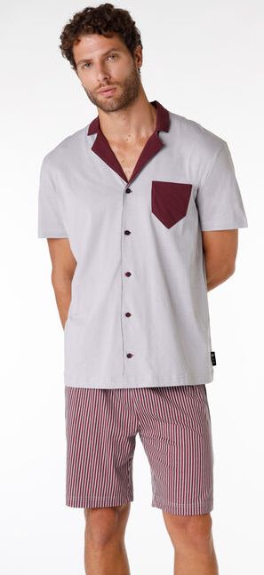 Vacchetti | Pigiama Uomo Corto Colletto L0CSY Puro cotone jersey
