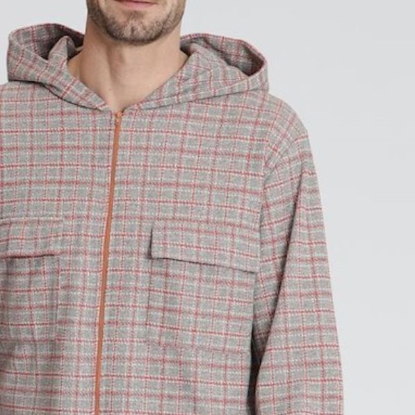 Vacchetti | Giacca Camera Uomo Cerniera E Cappuccio Happy People punto milano