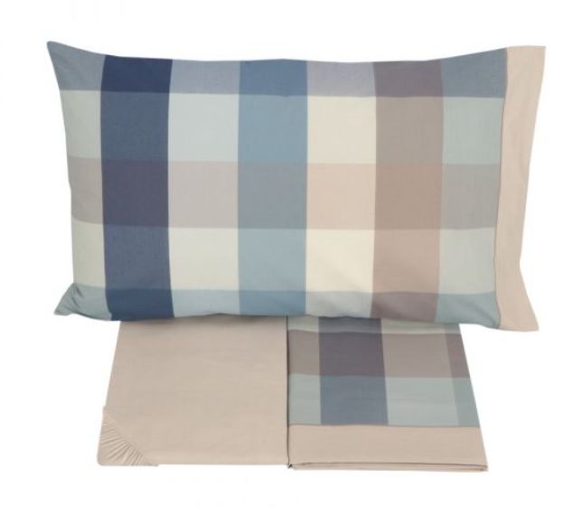 Vacchetti | Completo Lenzuolo 1 Piazza E Mezza MAXI GABEL Wilson 140 x 200 cm Cotone