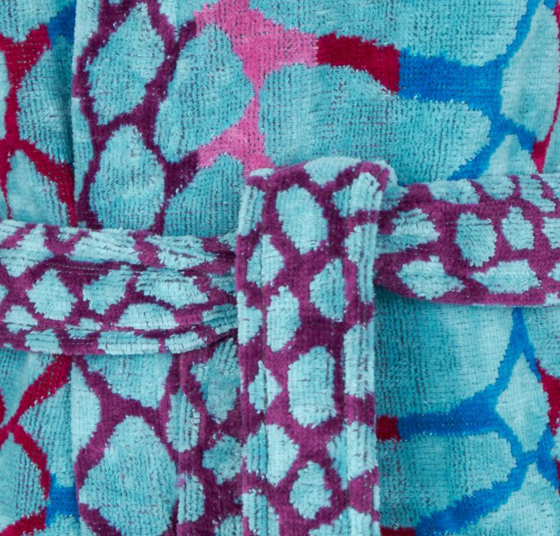Vacchetti | Accappatoio Con Cappuccio Mirabello Carrara PYTON Spugna Di Cotone