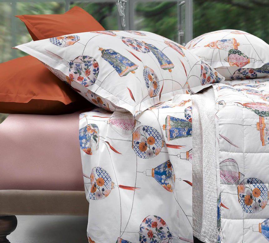 Vacchetti | Copriletto Trapuntato Quilt 2 Piazze Matrimoniale Somma Cotone Percalle